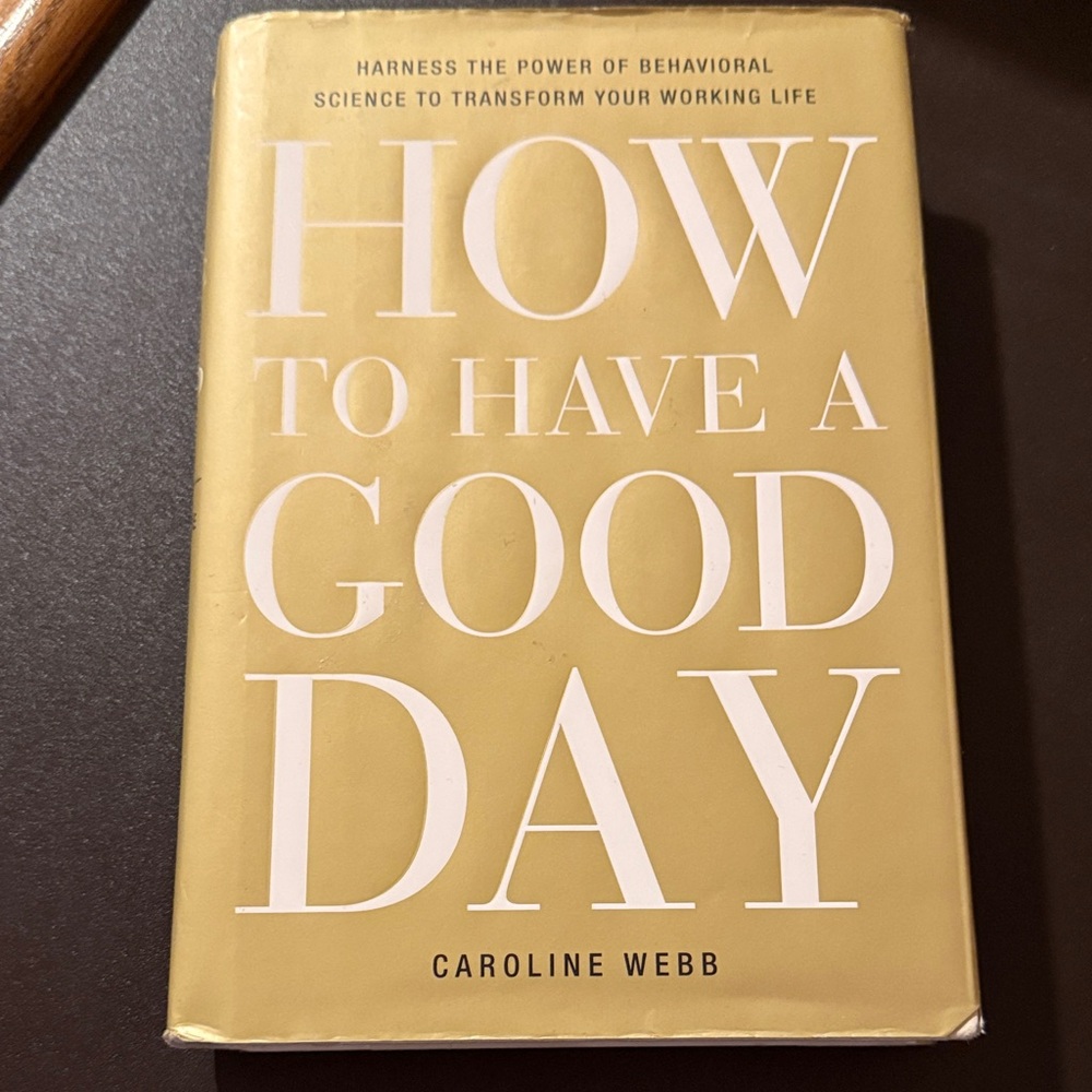 How to Have a Good Day Book